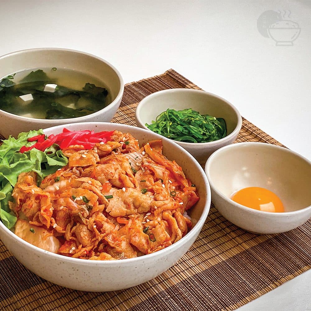Kimchi Pork Rice Bowl