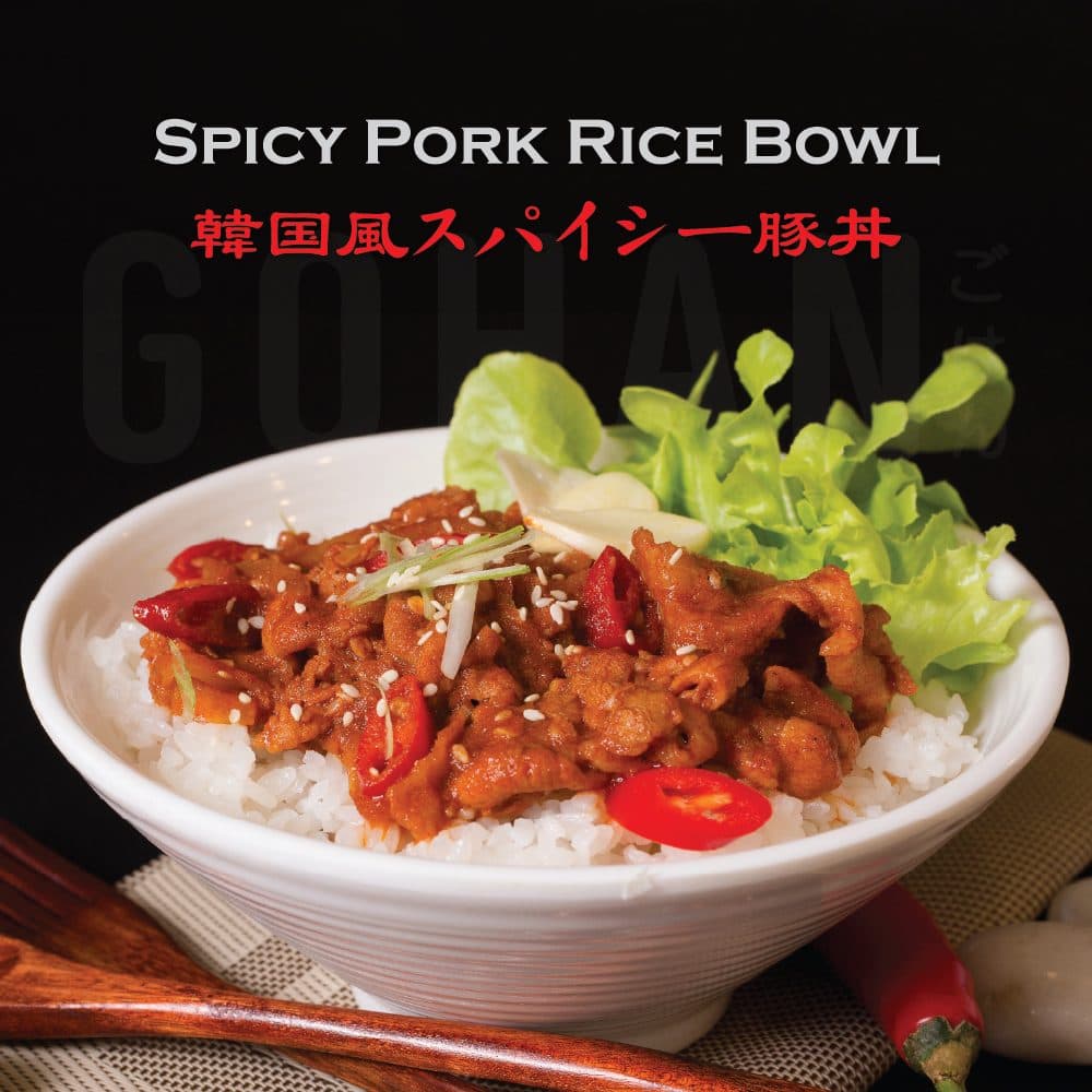 Spicy Pork Rice Bowl